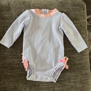 Ruffle Butts Seersucker bathing suit